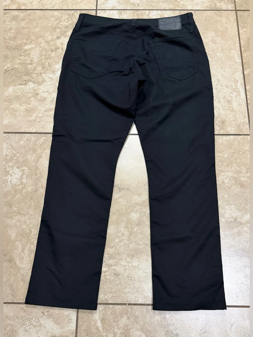 AG | Everett Slim Straight Leg Jeans Black 32X32